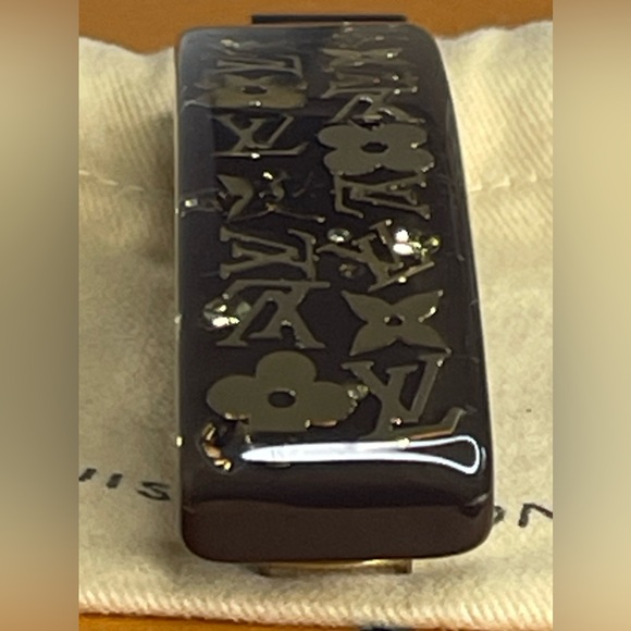 Louis Vuitton Inclusion Gold Tone Hair Clip - Picture 3 of 9